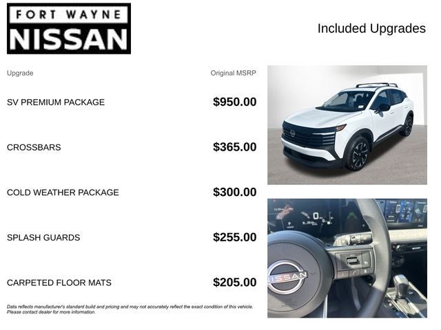 2026 Nissan Kicks SV