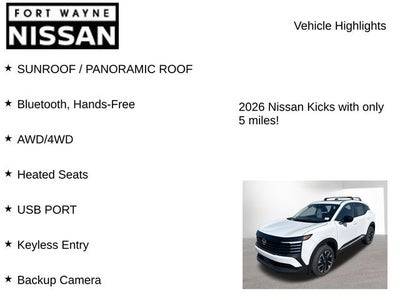 2026 Nissan Kicks SV