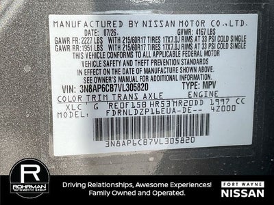 2027 Nissan Kicks SV