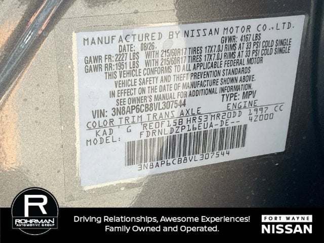 2027 Nissan Kicks SV