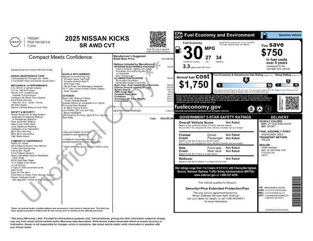 2025 Nissan Kicks SR