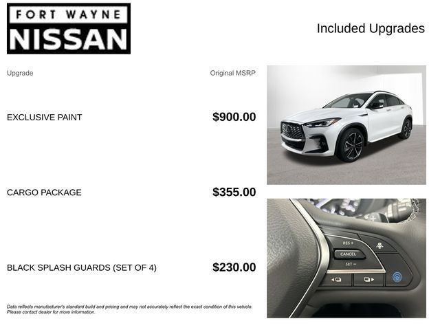 2025 INFINITI QX55 LUXE