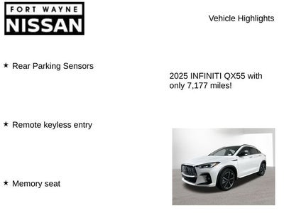 2025 INFINITI QX55 LUXE