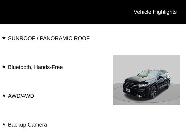 2024 Volkswagen Tiguan 2.0T SEL R-Line