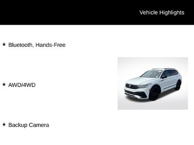 2022 Volkswagen Tiguan 2.0T SE R-Line Black