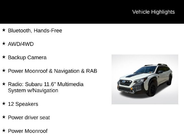 2025 Subaru Outback Wilderness