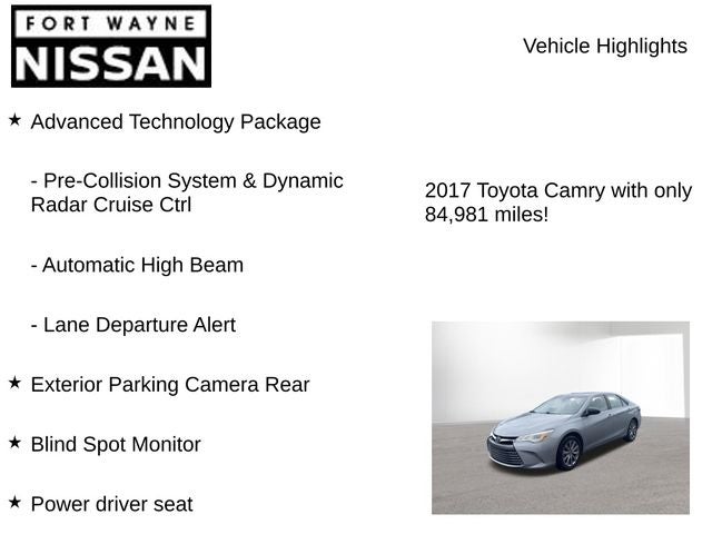 2017 Toyota Camry XLE
