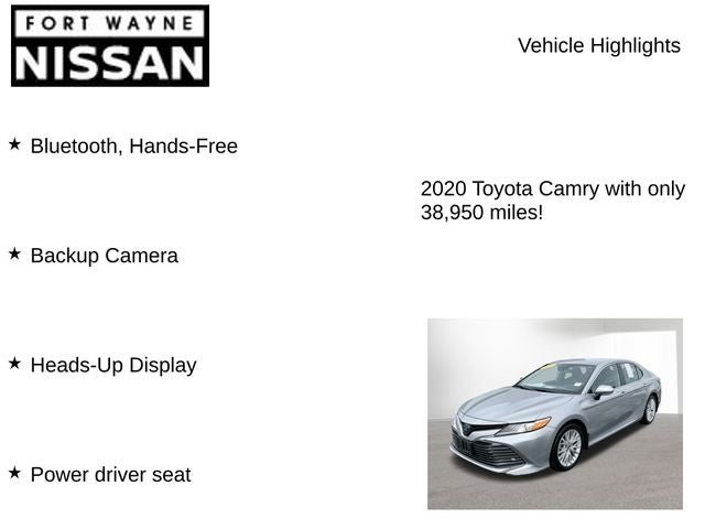 2020 Toyota Camry Hybrid XLE