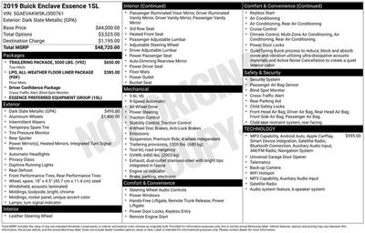 2019 Buick Enclave Essence