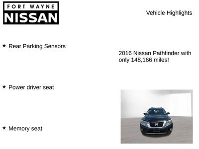 2016 Nissan Pathfinder SL