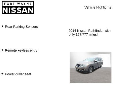 2014 Nissan Pathfinder SV