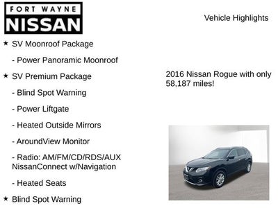 2016 Nissan Rogue SV