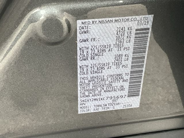 2019 Nissan Rogue SL