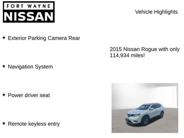 2015 Nissan Rogue SL