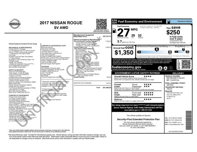 2017 Nissan Rogue SV