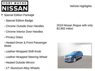 2019 Nissan Rogue S