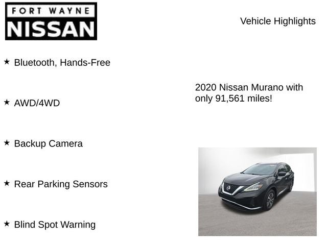 2020 Nissan Murano SV