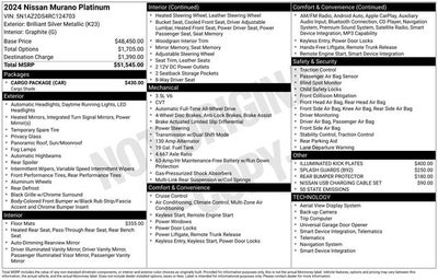 2024 Nissan Murano Platinum