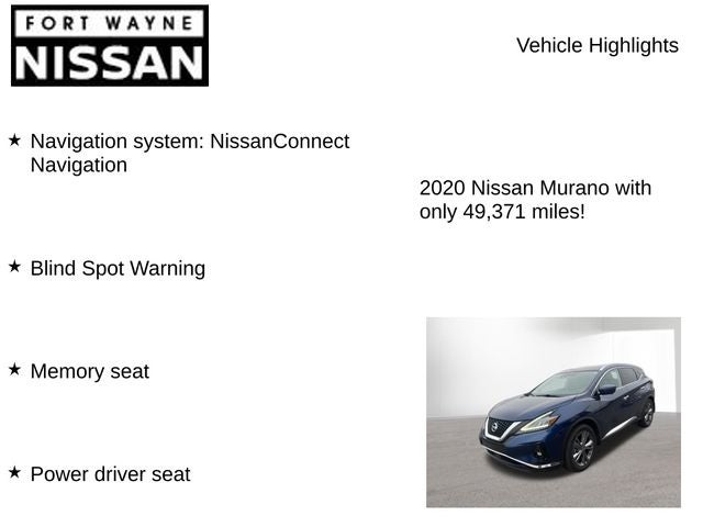 2020 Nissan Murano Platinum