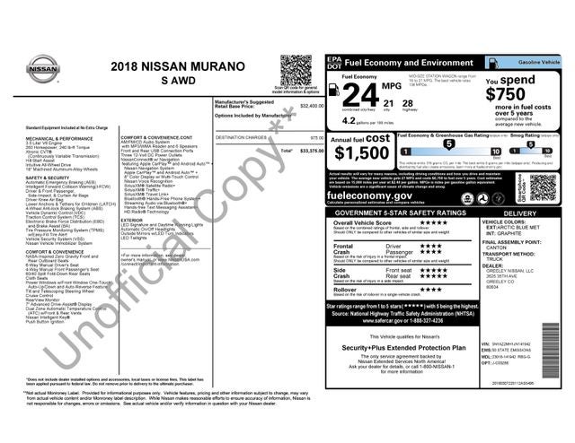2018 Nissan Murano S
