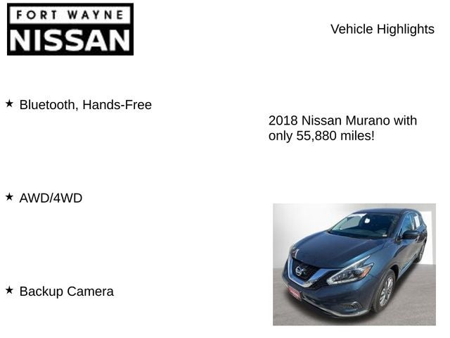 2018 Nissan Murano S