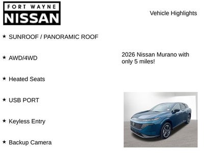 2026 Nissan Murano SL