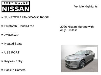 2026 Nissan Murano SL