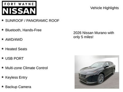 2026 Nissan Murano SL