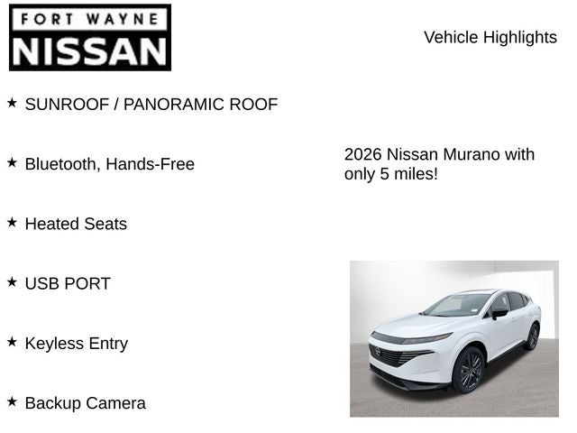 2026 Nissan Murano SL