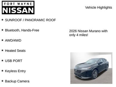 2026 Nissan Murano SL