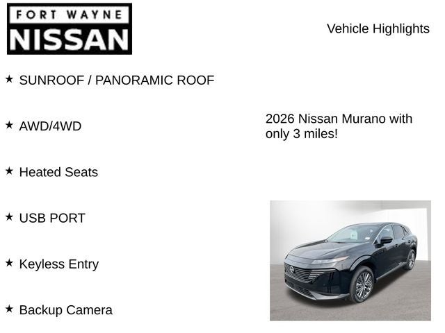 2026 Nissan Murano SL
