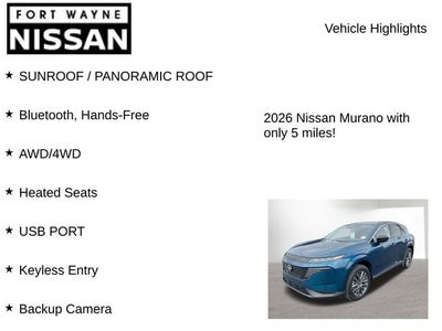 2026 Nissan Murano SL