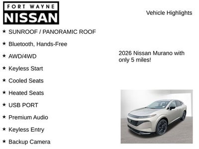 2026 Nissan Murano Platinum