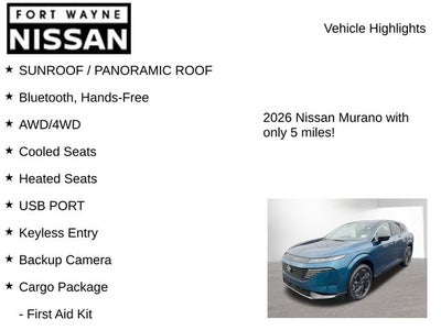 2026 Nissan Murano Platinum