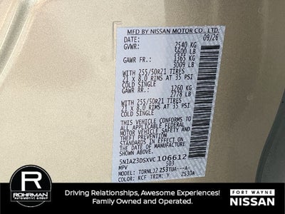 2027 Nissan Murano Platinum