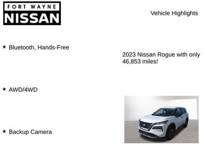 2023 Nissan Rogue S