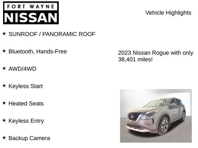 2023 Nissan Rogue SV