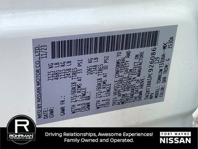 2023 Nissan Rogue SV