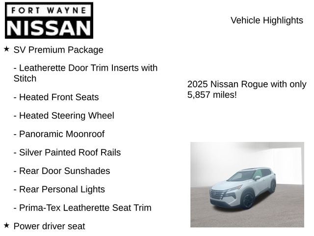 2025 Nissan Rogue SV