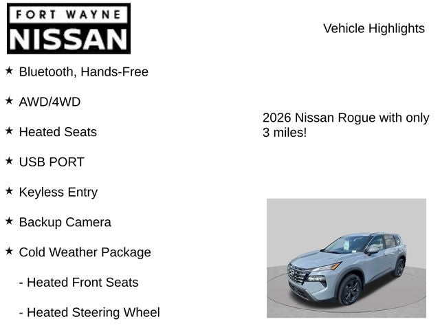 2026 Nissan Rogue SV