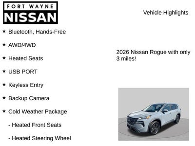 2026 Nissan Rogue SV