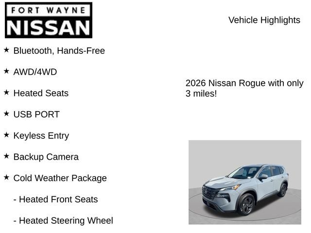 2026 Nissan Rogue SV