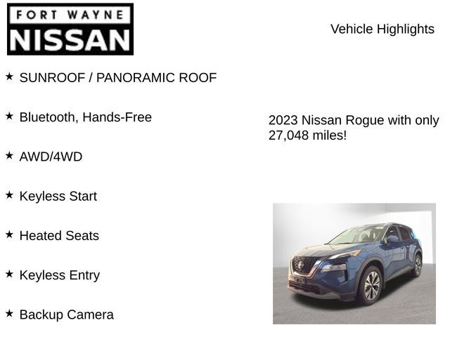 2023 Nissan Rogue SV