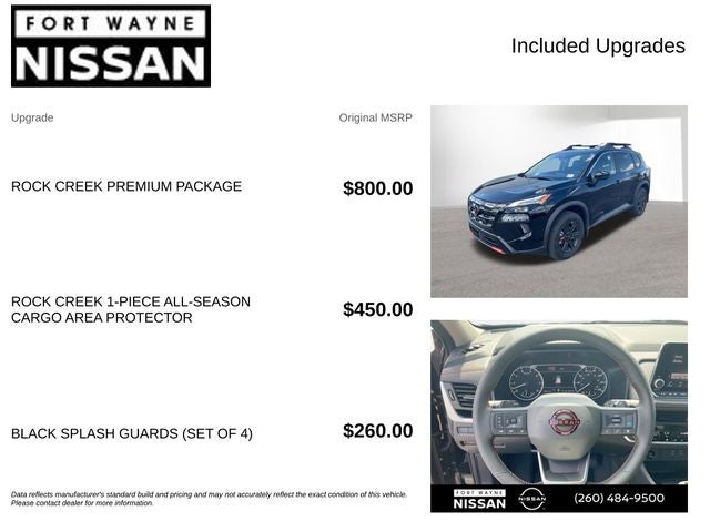 2026 Nissan Rogue Rock Creek