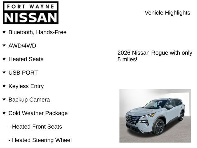 2026 Nissan Rogue SV