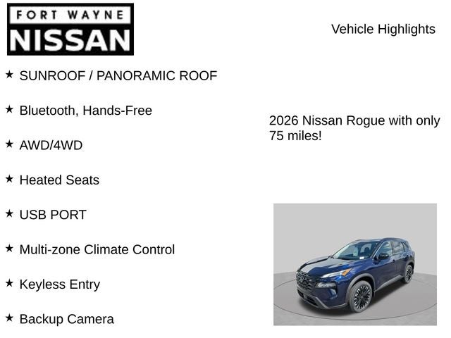 2026 Nissan Rogue Dark Armor