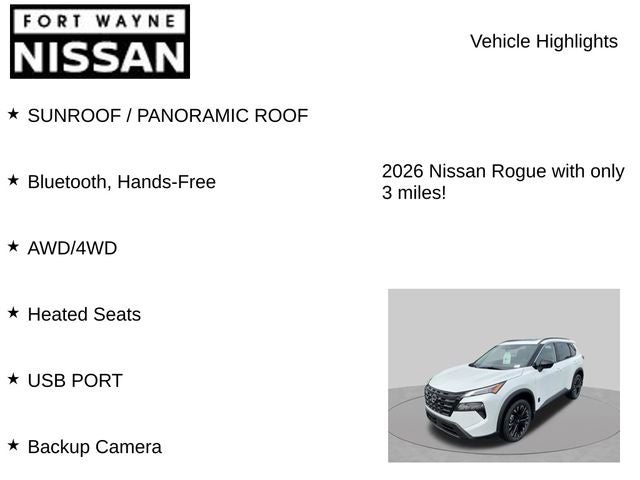 2026 Nissan Rogue Dark Armor