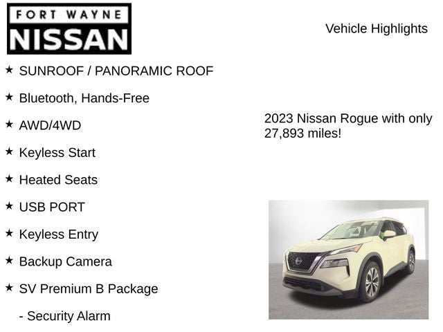 2023 Nissan Rogue SV