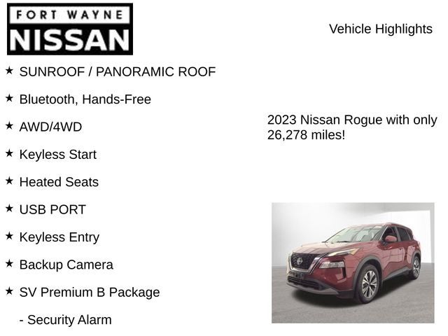 2023 Nissan Rogue SV