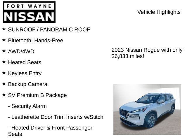 2023 Nissan Rogue SV
